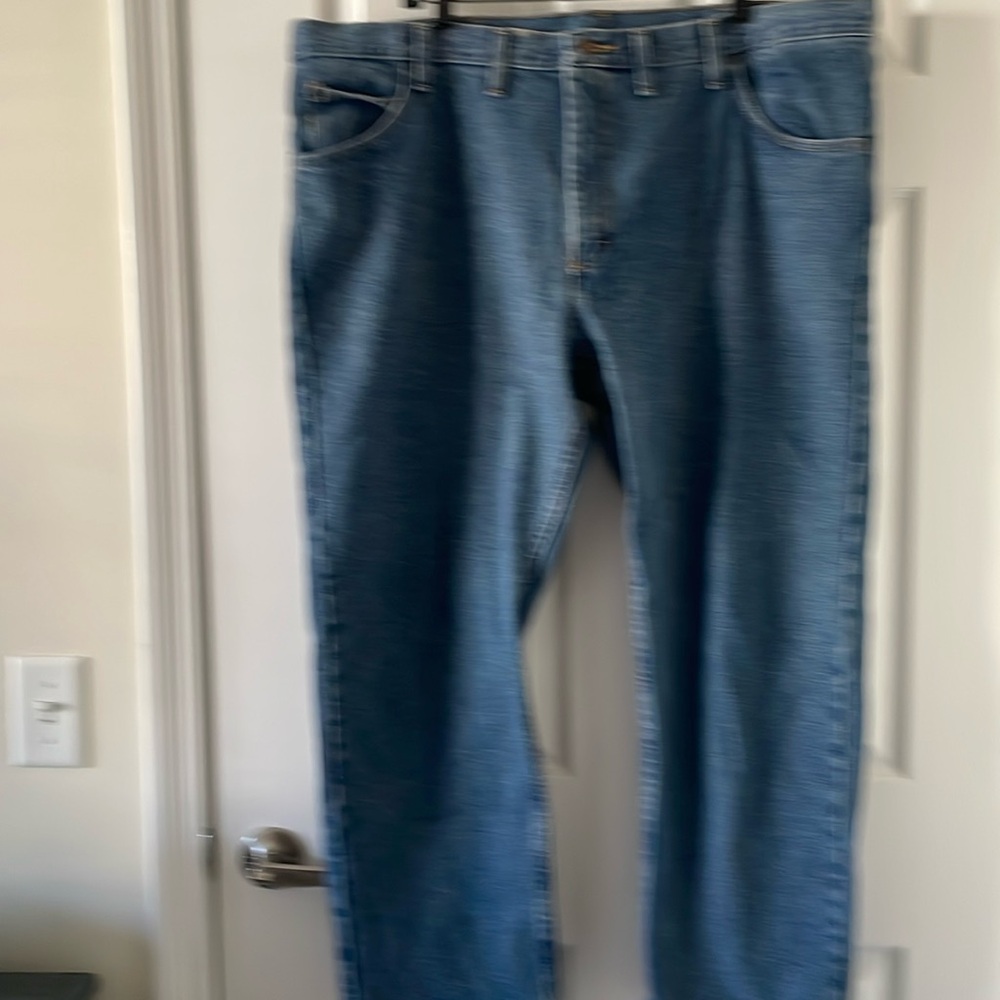 Wrangler Mens Straight Fit Jeans, Size 44x28